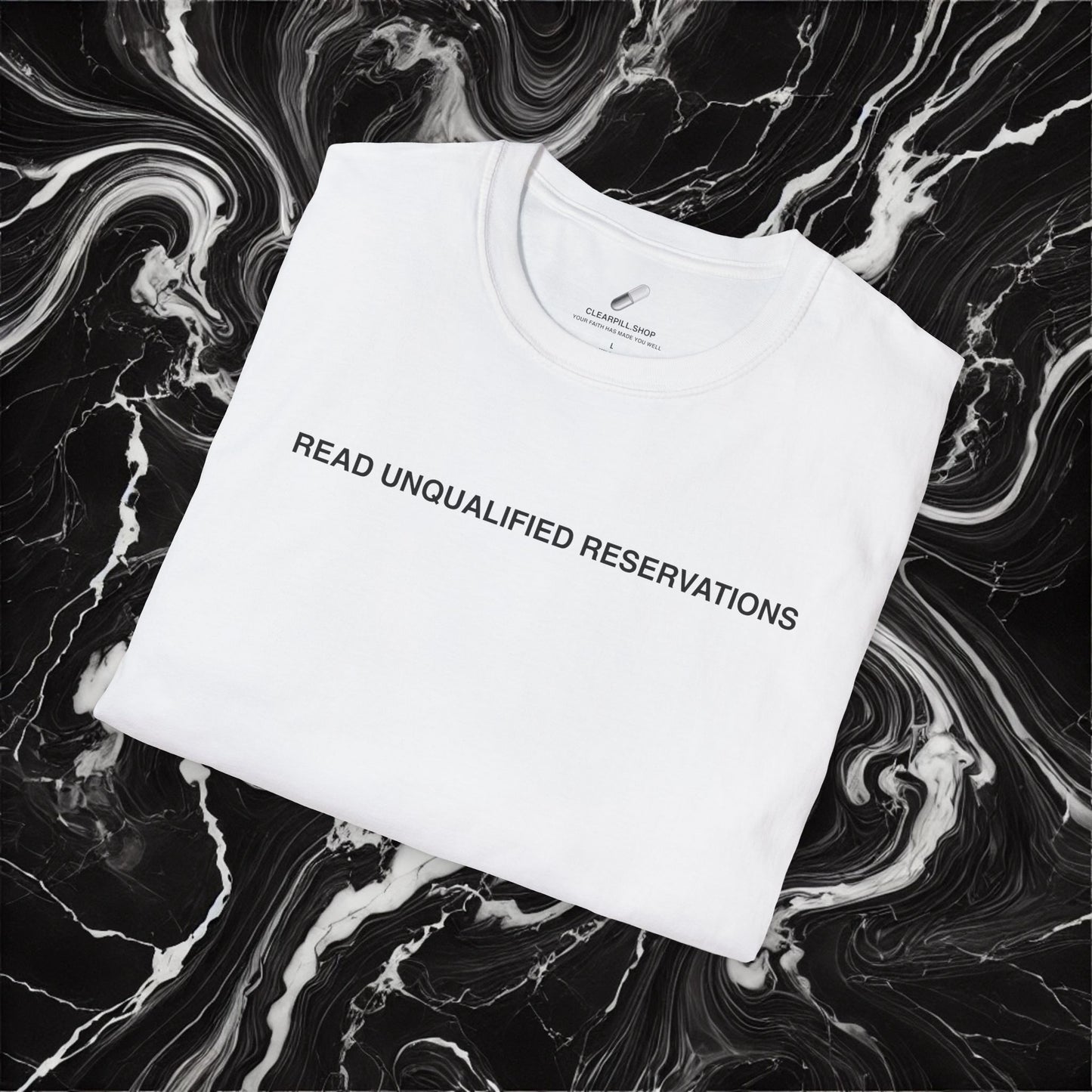 READ UNQUALIFIED RESERVATIONS Unisex Tee