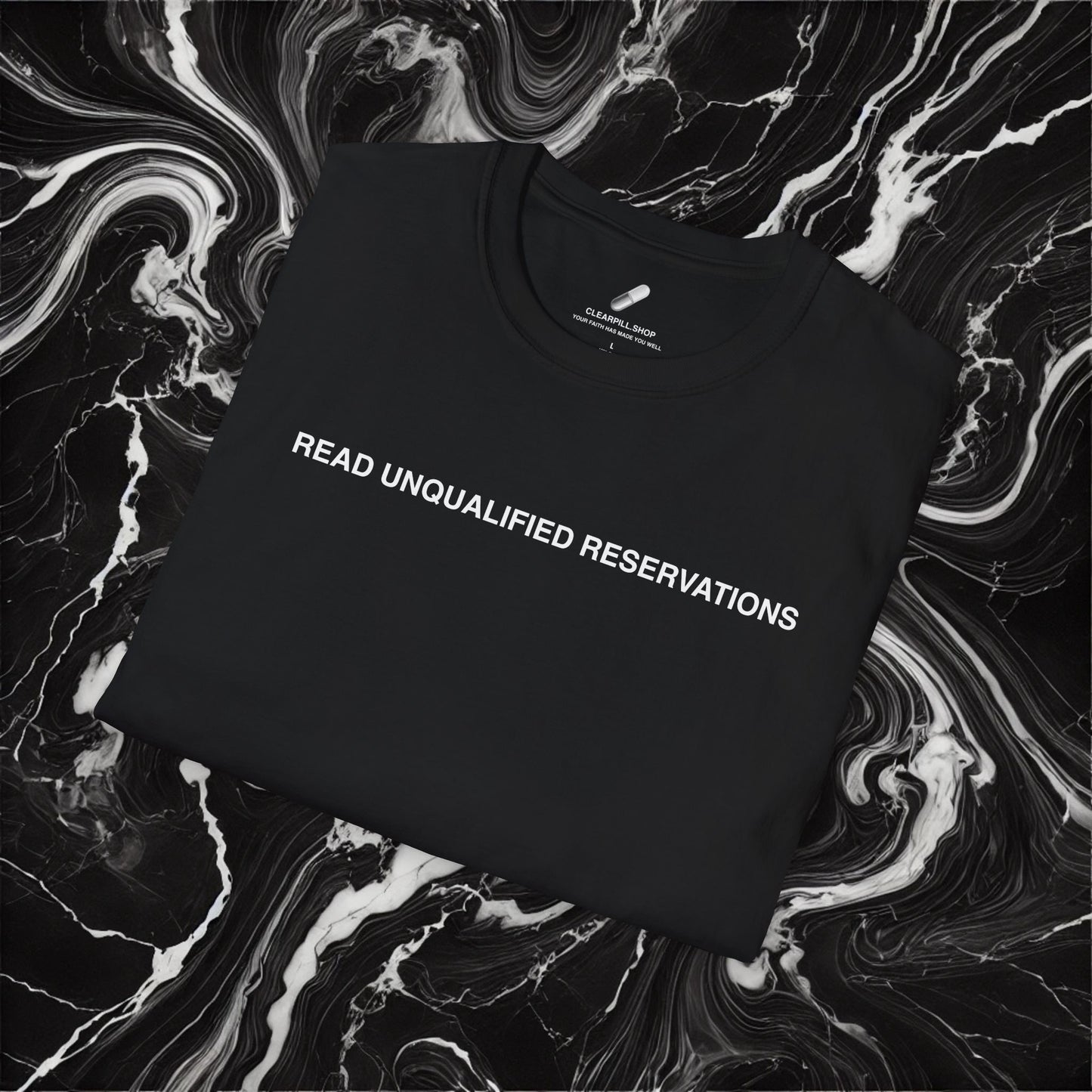 READ UNQUALIFIED RESERVATIONS Unisex Tee
